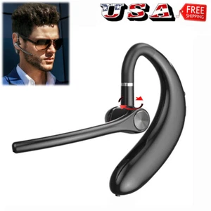 Bluetooth Earphone with Mic Hands-free Wireless Headset for Driving Running - Picture 1 of 13
