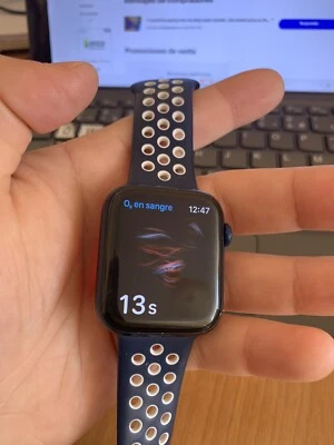 Apple Watch Series 6 GPS+Cellular 44mm Caja Aluminio en Azul y Correa Deportiva - Imagen 1 de 4