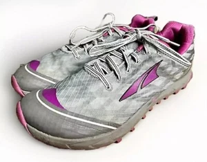 Altra Superior 2.0 Pink Berry Gray Trail Running Shoes A2652-1 Women's Size 10 - Picture 1 of 9