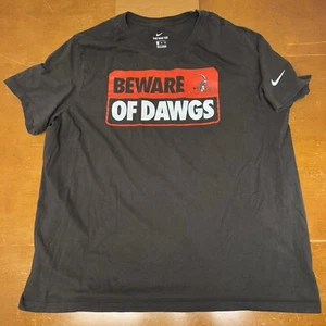 Cleveland Browns Shirt Mens 2XL Brown Dri Fit Short Sleeve Football NFL Nike - Picture 1 of 9