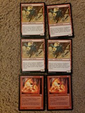 6 Mtg Nm/Lp Red 4x Goblin Assailant/ 2x Goretusk Firebeast