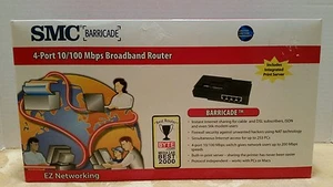 SMC Barricade 4-port 10/100 MBPS Broadband Router (installation CD not included) - Picture 1 of 12