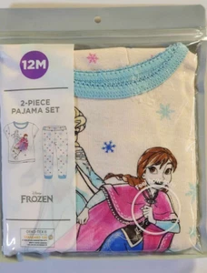 2 Piece Infant Toddler Girls 12 Month Frozen Graphic Print Pajama Set - Picture 1 of 2