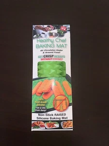 Healthy Chef Silicone Crisping Baking oven Mat Non-Stick raised oil free cooking - Picture 1 of 5
