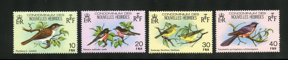 New Hebrides (French) Complete MNH Set #296-299 Birds Stampss - Image 1 of 1