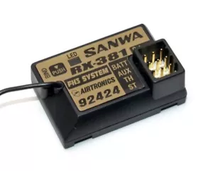 Sanwa RX-381 FHSS-3 Empfänger SAN107A41071A M17, M12, MT-44, Exzes ZZ, MT-S, .. - Bild 1 von 1