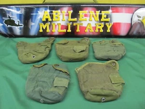 5 US Army Military 1 QT QUART CANTEEN COVER POUCH OD NYLON WITH ALICE CLIPS - Picture 1 of 5