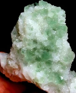 96g natürliches Skelett elestische Kerze QUARTZ Kristall Innere Mongolei & Fluorit o356 - Bild 1 von 8