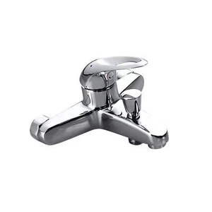 Jomoo Bathroom Bathtub Basin Faucet Tap Polish Chrome Single Lever 3577-050/1C-1 - Foto 1 di 6