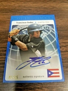 FRANCISCO LINDOR 2012 LEAF RIZE WORLD CLASS METS (ROOKIE AUTOGRAPH) SP #01/25 - Picture 1 of 3