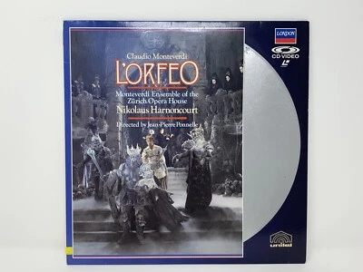 L'ORFEO Laserdisc LD MONTEVERDI OPERA EXCELLENT CONDITION JEAN-PIERE PONNELLE! - Image 1 of 3