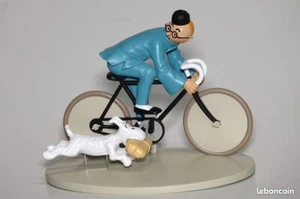SUPERBE FIGURINE TINTIN & MILOU A VELO COULEUR 2025 NEUF EN BOITE A SAISIR ! - Picture 1 of 8