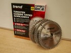 TREND 160MM x 20MM 48T TCT SAW BLADE FESTOOL TS55 CSB/16048A  x 3