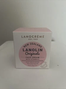 New Lanocreme New Zealand Lanolin Face Cream with Vitamin E 100g - Picture 1 of 6