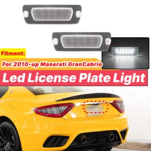 License Number Plate Lights For Maserati Coupe 4200 GT GranTurismo GranCabrio - Picture 1 of 10