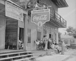 Mississippi Inn Coca Cola Schild 1940er 8x10 Nachdruck des alten Fotos - Bild 1 von 1