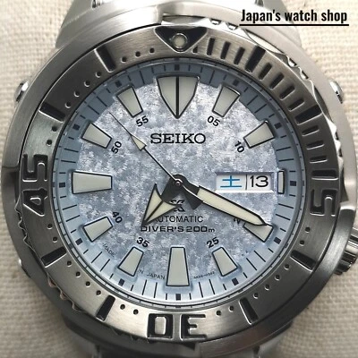 SEIKO Prospex Baby Tuna Monster Diver Scuba SBDY053 200M Ice blue New in Box - Image 1 of 4
