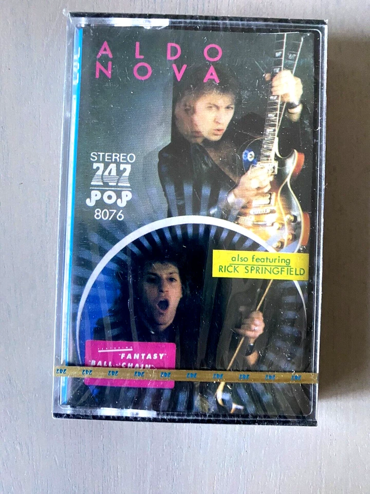 ALDO Nova Cassette Tape self titled album Sealed Collectors Version New Fantasy - Image 1 of 3