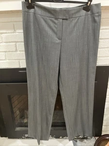 Escada Sz 46 Pants Trousers Charcoal  80% Virgin Wool 80% Silk 2% Elastane NWOT - Picture 1 of 11