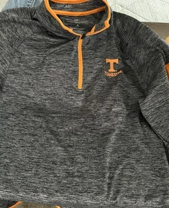 Colosseum Gray 1/4 Zip Jacket Tennessee volunteers Size Small - Picture 1 of 3