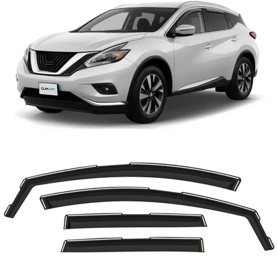 Parasoles de lluvia protectores de viento para Nissan Murano 2015-2024 Foto 1 de 4