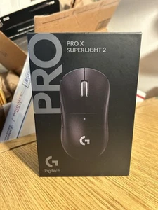 Logitech G PRO X Superlight 2 Wireless Gaming Mouse - Black - Brand New Sealed - Afbeelding 1 van 2