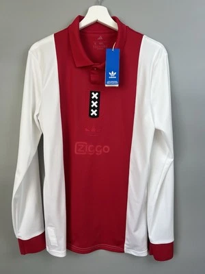 Camiseta de fútbol Ajax Amsterdam aniversario 125 roja Adidas para hombre talla M Foto 1 de 4