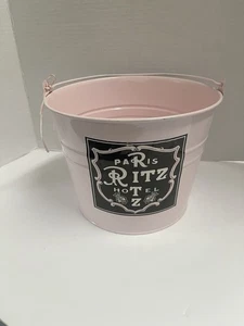 VINTAGE PARIS HOTEL RITZ METAL BUCKET EUC - Foto 1 di 6