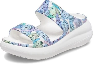 Crocs Unisex-Erwachsene Crush Schmetterling Sandale Größe Damen 7 Herren 7 sehr guter Zustand inkl Charms - Bild 1 von 9