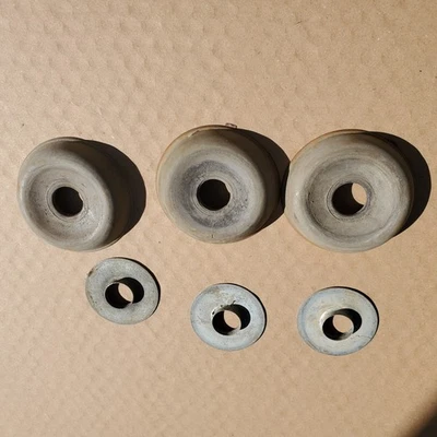 1957 1958 International Harvester 4x4 3/4 ton Interior Door Handle Escutcheons - Image 1 of 4