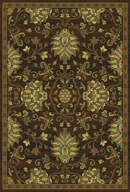 Tapete de área 7x10 Sphinx Persien marrom oriental 042G1 novo - aproximadamente 6' 7'' x 9' 6'' - Imagem 1 de 1