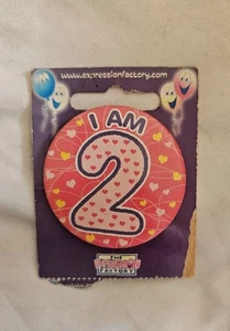 2  TODAY. BIRTHDAY BADGE.  by FUN FACTORY  badges - Picture 1 of 1