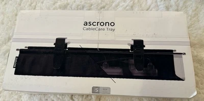Ascrono Cablecare Small Cable Management Tray 14.1 in.- Black - Image 1 of 4