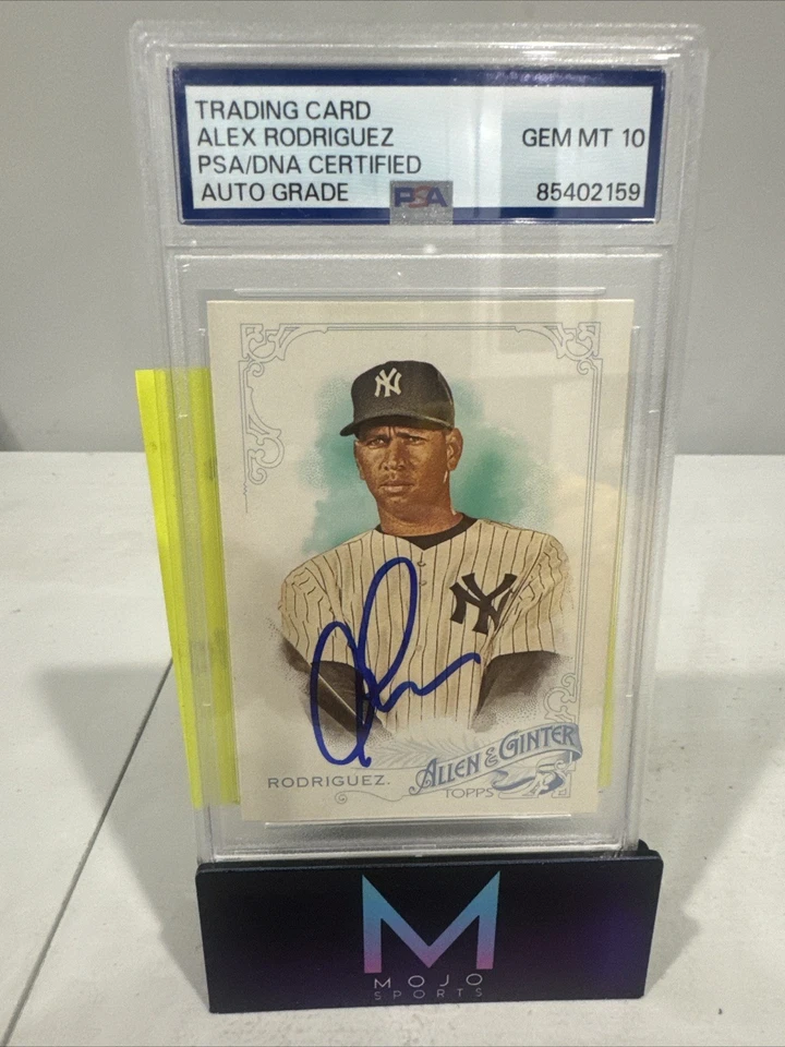 ALEX RODRIGUEZ 2015 Topps Allen And Ginter PSA Auto Grade 10 - Image 1 of 1