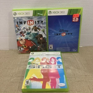 Disney Infinity Bundle Lote 1.0 2.0 y Sing It Bundle (Xbox 360) Niños Diversión - Imagen 1 de 10