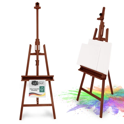 Atelierstaffelei Staffelei Standstaffelei Holzstaffelei Holz Künstlerstaffelei - Bild 1 von 4