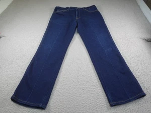 Vintage Lee Jeans Mens 38x30 Blue Denim Straight Leg Made USA Western Cowboy - Picture 1 of 13