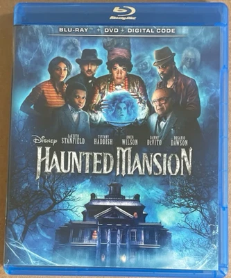 Набор DVD The Haunted Mansion Disney Blu-Ray Розарио Доусон Дэнни Девито F9825 - Изображение 1 из 2