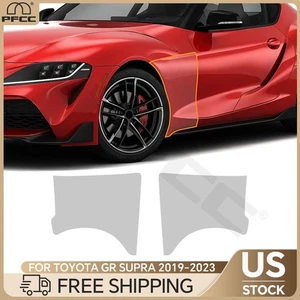 For Toyota GR Supra 2019-2023 Fender PPF Precut Paint Protection Film Clear TPU - Picture 1 of 20