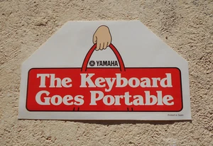 Yamaha The Keybord Goes Portable : Autocollant ! - Picture 1 of 1
