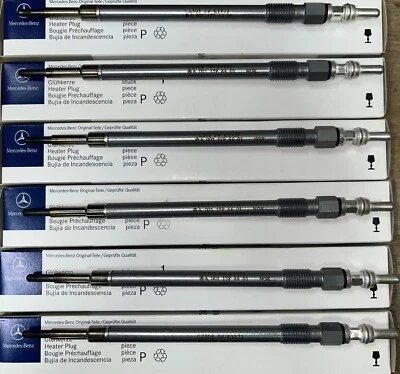 Mercedes-Benz OE# 001-159-66-01, Genuine Glow Plug (8 mm) ML GL GLK R E Sprinter - Image 1 of 3