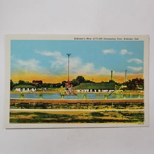 Kokomo's New $175,000 Swimming Pool Indiana IN Vintage Postcard - Picture 1 of 6