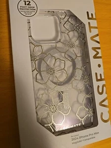 Case-Mate Floral Gems for iPhone 16 Pro Max 6.9" w/magsafe - Picture 1 of 7