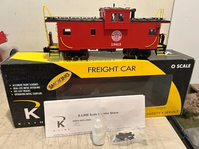 K Line K613-2152 Western Maryland Smoking EV Caboose LN/Box - Image 1 of 4