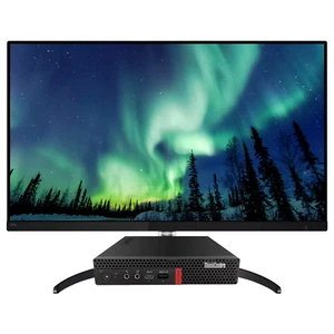 Lenovo M720q Tiny PC AIO Bundle (Intel Gold G5400T, Philips 27" 4K/UHD Monitor) - Picture 1 of 5