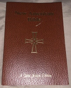Saint Joseph Edition New American Bible Giant Type Catholic Book Publishing - Imagen 1 de 7