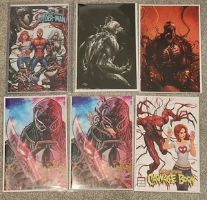 Venom Carnage signiert Tyler Kirkham Echtheitszertifikat Dell'Otto Virgin Spiderman Blackcat - Bild 1 von 2