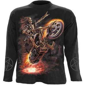 HELL RIDER - Langarmshirt schwarz - Bild 1 von 6