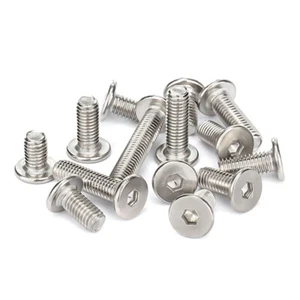 M6 304 SS Allen Hexagonal Ultra Delgado Bajo Plano Tapa de Oblea Cabeza Tornillo Perno - Imagen 1 de 5
