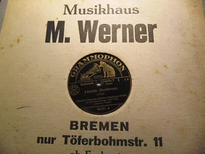 1930 Heinrich SCHLUSNUS Beethoven ADELAIDE Franz Rupp Piano Gramophone 95391 . - Picture 1 of 4